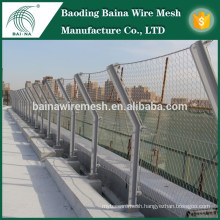 resistant to corrosion SS 316L woven rope wire mesh/stainless steel flexible cable rope netting / cable wire netting